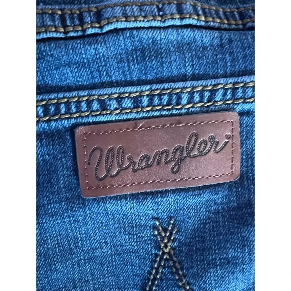 Wrangler Retro 38x30 (38x29) Jeans Mens Medium Wash Slim Straight Leg  10WLT88BZ
